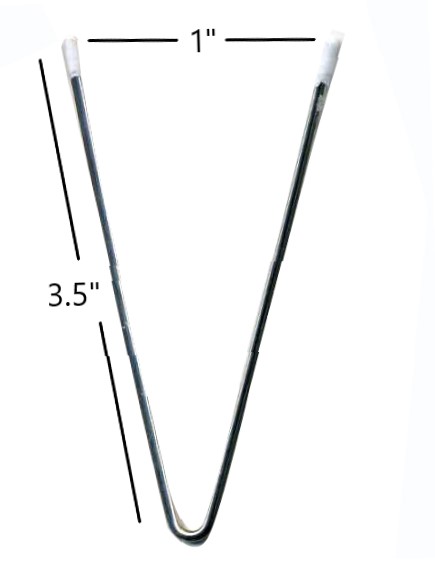 <font color="red">IN STOCK</font><br>3+1/2" V Wire Separator
