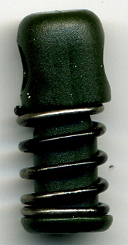 <font color="red">IN STOCK</font><br>1" Battalion Single Hole Cord Lock-Army Green/Steel Spring
