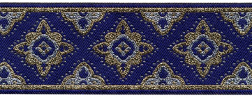 <font color="red">IN STOCK</font><br>1+7/8" Four Points-Blue Gold Silver