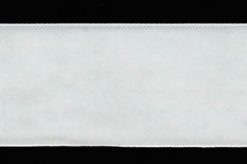 <font color="red">IN STOCK</font><br>1.5" Nylon Velvet Ribbon-White