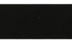 <font color="red">IN STOCK</font><br>1.5" Nylon Velvet Ribbon-Black