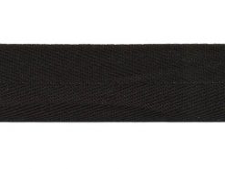 <font color="red">IN STOCK</font><br>1" Poly Twill Tape-Black