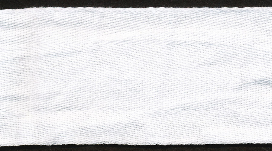 <font color="red">IN STOCK</font><br>1+1/4" Poly Zippertape-White