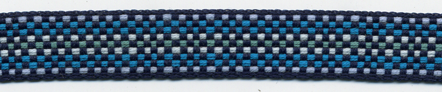 <font color="red">IN STOCK</font><br>1/2" Poly Twill Ombre-Blue Combo