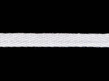 <font color="red">IN STOCK</font><br>3/8" Poly Twill Tape-White 