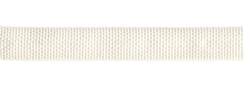 <font color="red">IN STOCK</font><br>3/8" Polypro Webbing-Ivory