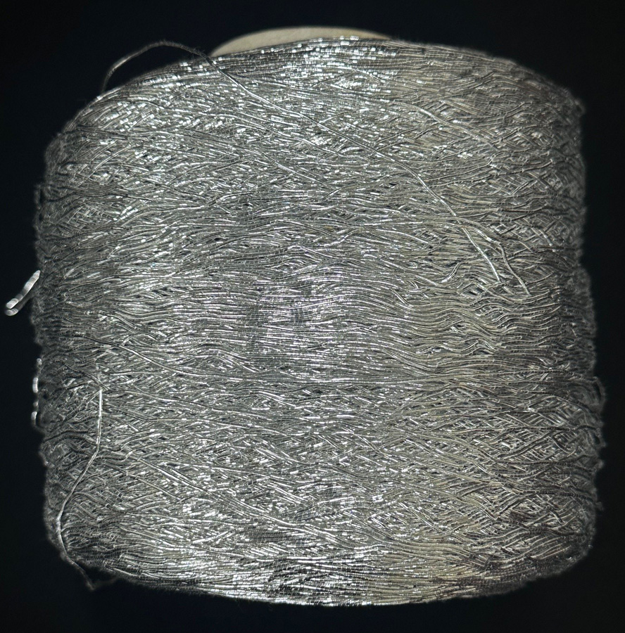 <font color="red">IN STOCK</font><br>Metallic Gimp Thread-Silver