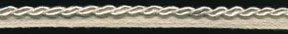 <font color="red">IN STOCK</font><br>3/8" Rayon Double Gimp Cordedge Piping-Natural Edge/Natural Apron (Dyeable)