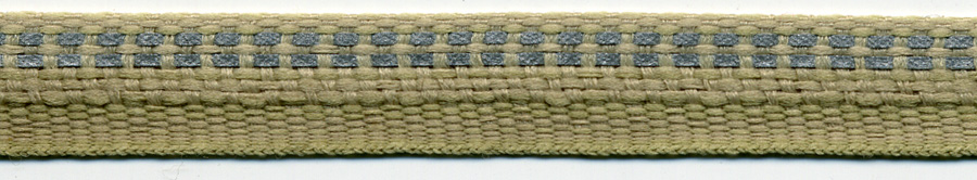 <font color="red">IN STOCK</font><br>1/2" Wide Double Row 3M Reflective Stripe Piping-Sage Green