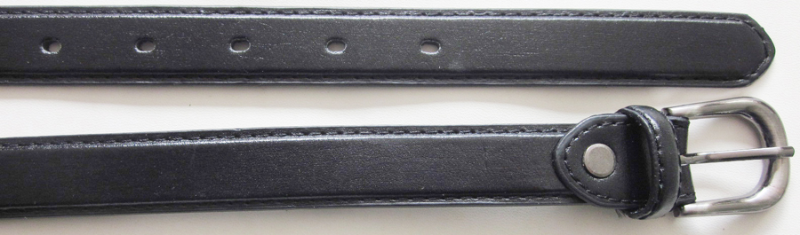 Faux Leather Belt With Stitching-V-1352-1503