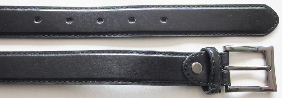 Faux Leather Belt With Stitching-V-1352-1504