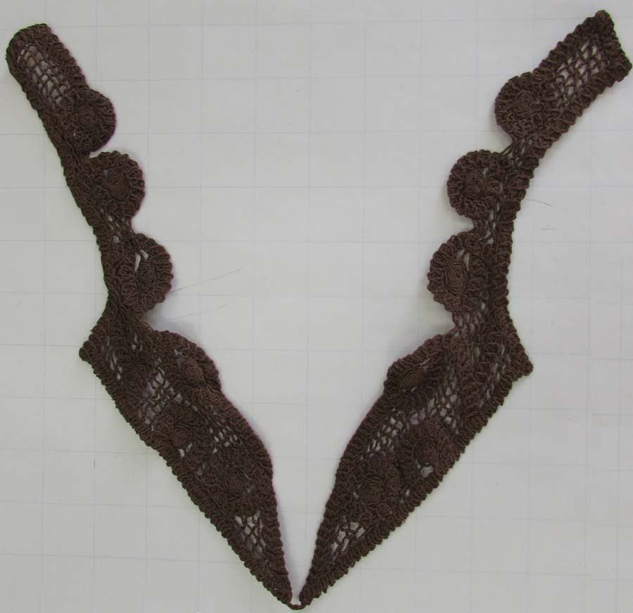 11" x 7.5" Embroidery Yoke-Mocha