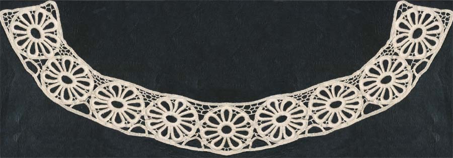 30" Venise Lace Collar-Natural