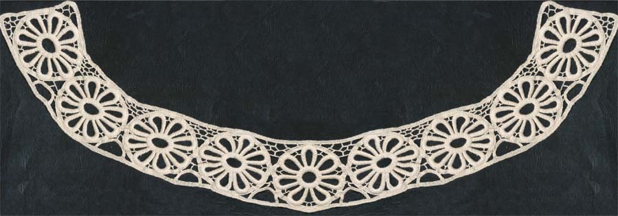 30" Venise Lace Collar-Natural