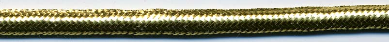 3/16" Metallic Tubular Cord-Gold