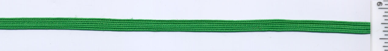 <font color="red">IN STOCK</font><br>3/16" Latex-Free Soft Rayon Middy Braid Tape-Emerald