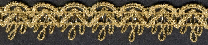 5/8" Metallic Hand Loop Braid-Gold/Gold Combo