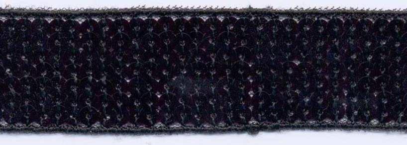 1+3/16" Wide "7 Row Round" Sequin Braid-Black<br>see Special Pricing Tab
