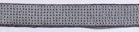 1+3/16" Wide "7 Row Round" Sequin Braid-Matte Silver<br>see Special Pricing Tab