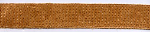 1+3/16" Wide "7 Row Round" Sequin Braid-Matte Gold<br>see Special Pricing Tab