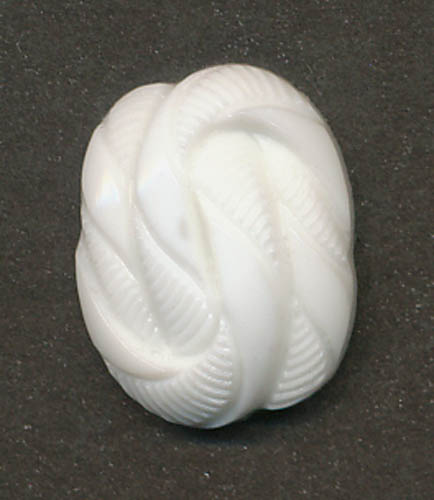 <font color="red">IN STOCK</font><br>18L Rope Shank Button-White