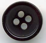 <font color="red">IN STOCK</font><br>16L 4 Hole Pearlized Button-Black