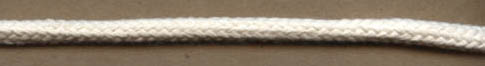 <font color="red">IN STOCK</font><br>3/8" Cotton Plain Weave Cord No Core-Natural