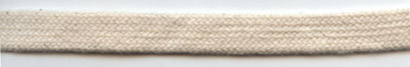 <font color="red">IN STOCK</font><br>7/16" Flat Cotton Sleeving Cord-Natural