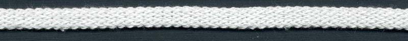 5/16" Cotton Knit Flat Sleeving White