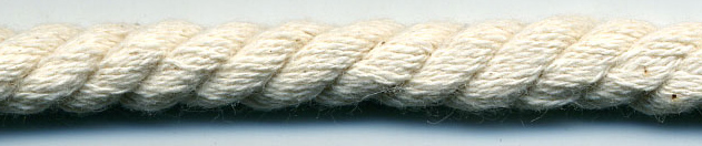 <font color="red">IN STOCK</font><br>5/16" Cotton 3-Ply Twisted Cord-Natural