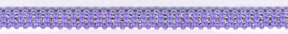 <font color="red">IN STOCK</font><br>1/4" Soft Stretch Band-Lavender/Silver<br>Made In USA