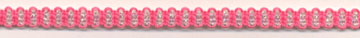 <font color="red">IN STOCK</font><br>1/4" Soft Stretch Band-Strawberry/Iris