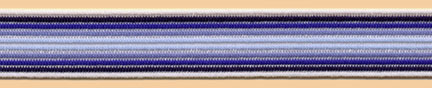 <font color="red">IN STOCK</font><br>5/8" Poly Knit Elastic Stripe-Ocean Blue
