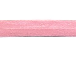 <font color="red">IN STOCK</font><br>5/8" Latex Free Nylon Foldover Elastic-Pink