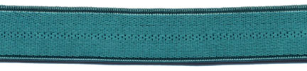 <font color="red">IN STOCK</font><br>1/2" Antron Bra Strap Elastic-Teal
