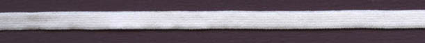 <font color="red">IN STOCK</font><br>EWN-974377-029<br>3/16" (5MM) Soft Plush Elastic Strap-White