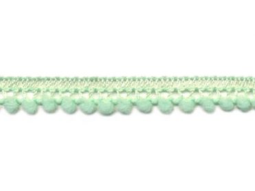 <font color="red">IN STOCK</font><br>3/8" Poly Mini Ball Fringe-Mint