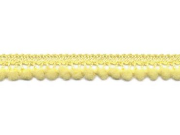 <font color="red">IN STOCK</font><br>3/8" Poly Mini Ball Fringe-Pale Yellow