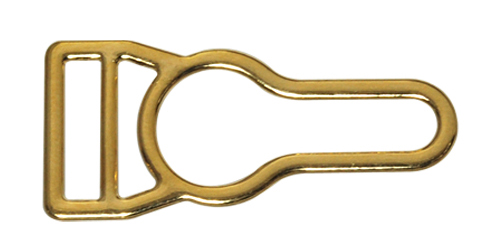 12mm Alloy Garter Clip-Gold
