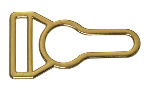15mm Alloy Garter Clip-Gold