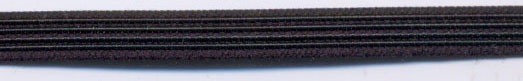 1/4" Sewable Boning Black