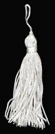 3", 48 end, Rayon Tassel-White