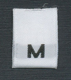 <font color="red">IN STOCK</font><br>Size "M" Label Tab<br>1,000 pieces per bag