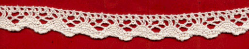 <font color="red">IN STOCK</font><br>3/4" Jeanne Cotton Cluny Edge Lace-Natural