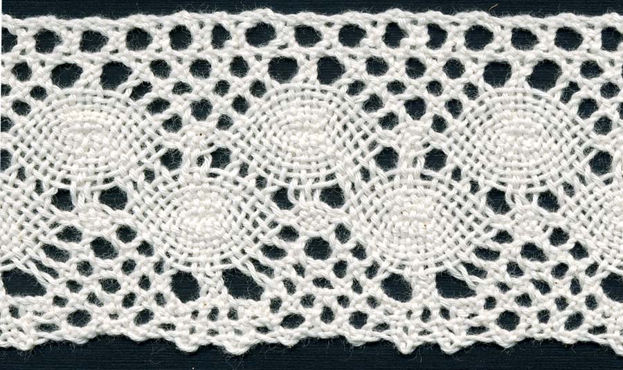 <font color="red">IN STOCK</font><br>2+1/2" Farnese Cotton Cluny Edge Lace-Natural