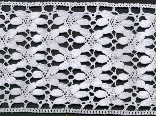 <font color="red">IN STOCK</font><br>5+3/8" Solna Cotton Cluny Galloon Lace-White