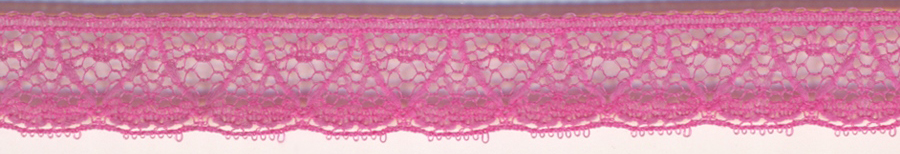 1/2" Flat Raschel Lace-Rosebud