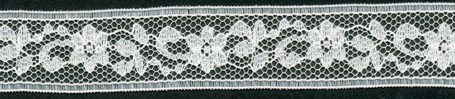 3/4" Poly Raschel Lace-Ivory