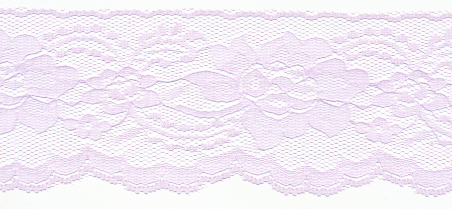3" Flat Raschel Lace-Lilac