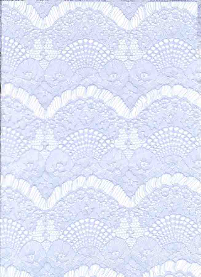 39" Curve Pattern Lace Allover-White<>Chantilly / Eyelash Lace